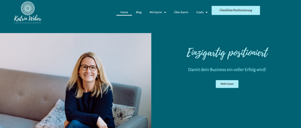 Screenshot Webseite Januar