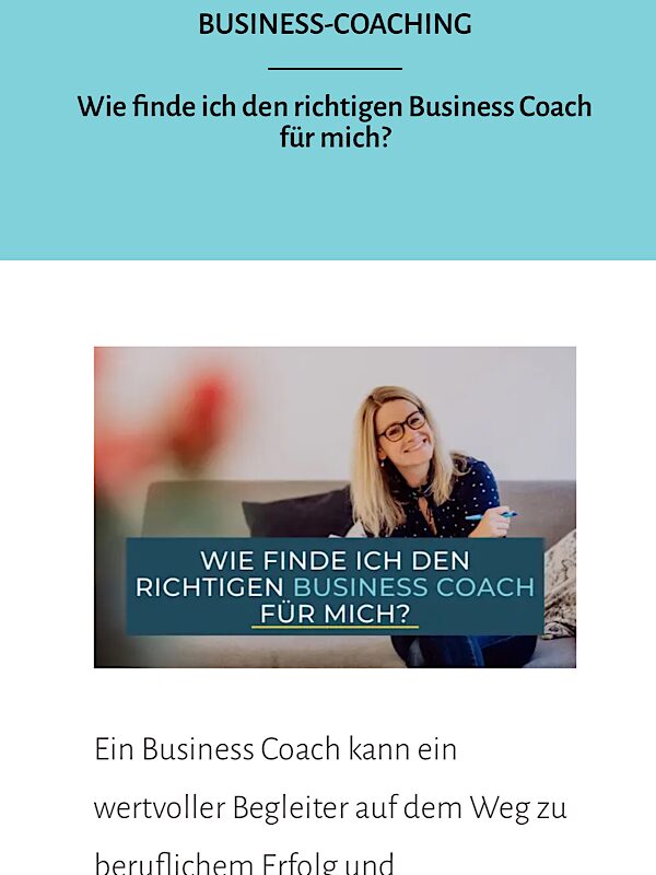 Business- und Führungskräftecoaching