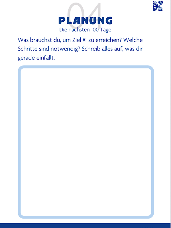 Ziele setzen und Meilensteine planen